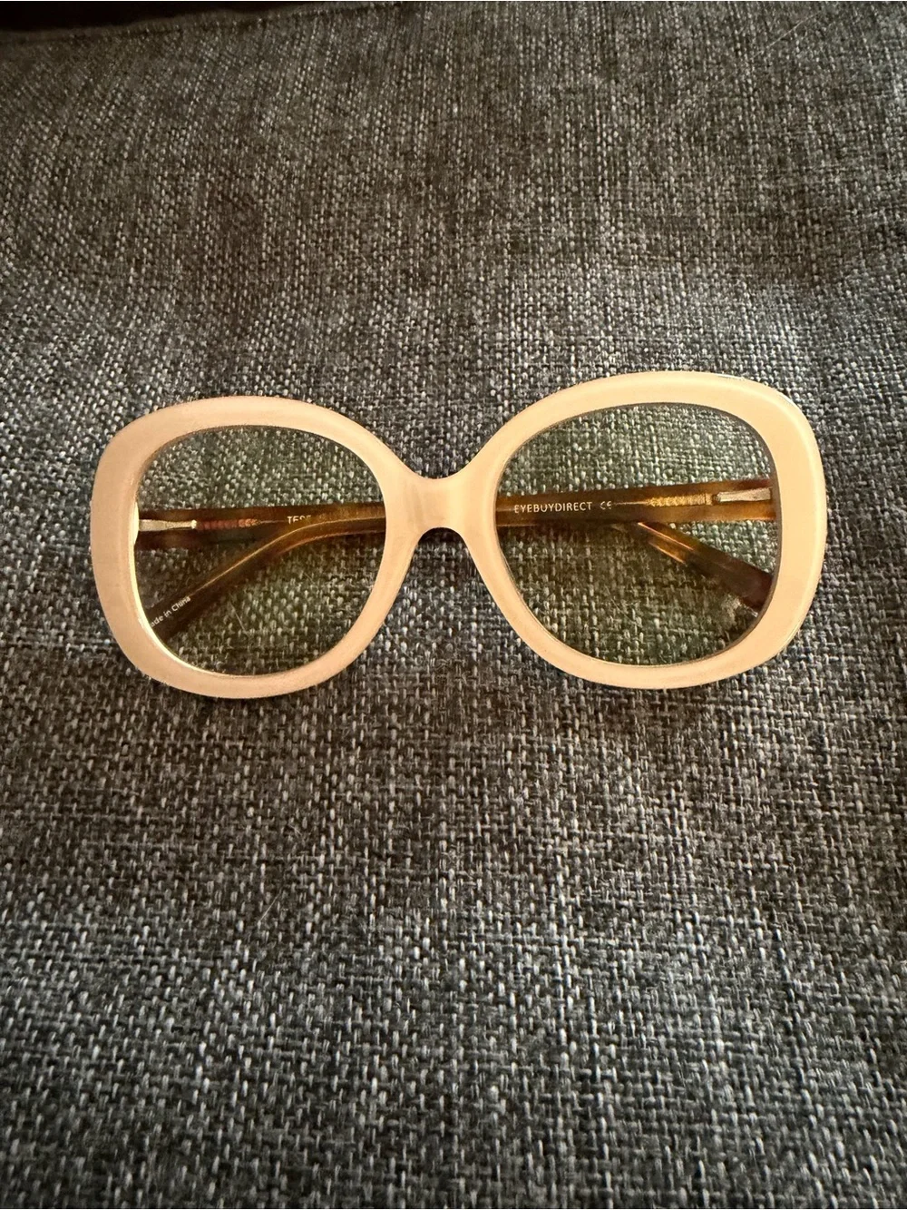 Sale! Eye Buy Direct Oversized Cream Glasses